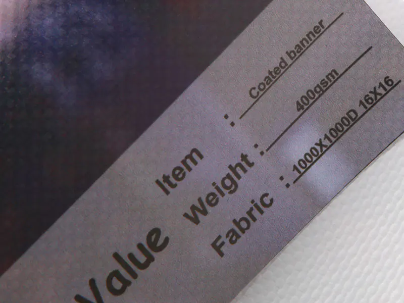 Flex Banner s digitálnou potlačou PVC, 400 g/m2