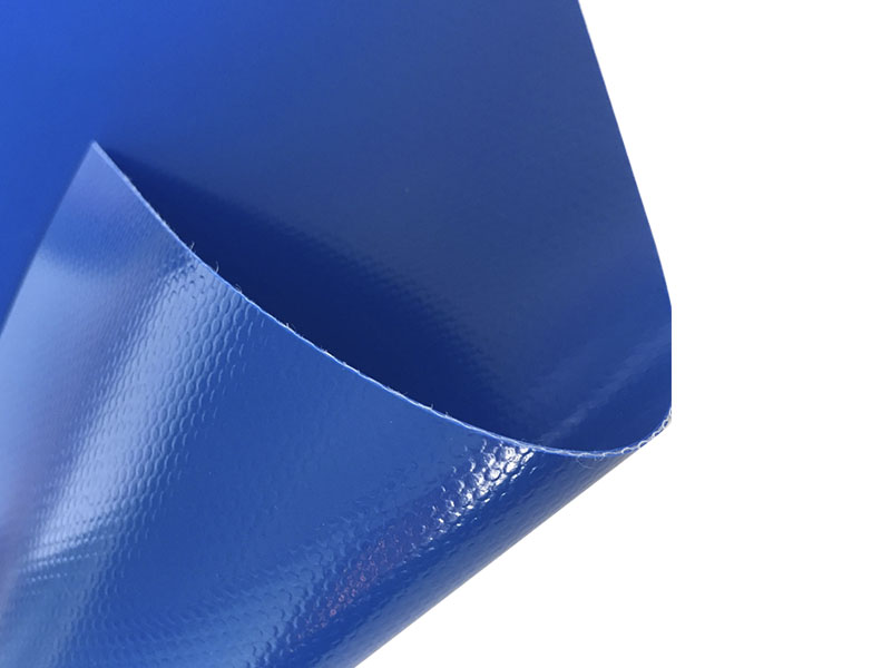 900GSM 1000D 30X30 bočný záves nákladného auta Polyesterová tkanina potiahnutá PVC